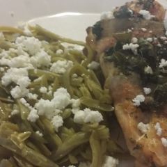 A picture of Santiago's Amazing Bacon Chicken.
