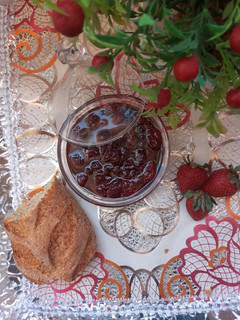 صورة لوصفة مربي الفرولة 😋😋