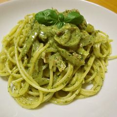 A picture of Easy & Simple Basil Pesto Pasta.