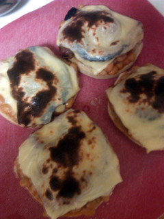 A picture of English Muffin Melts.