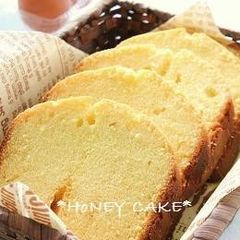A picture of Honey Pound Cake in a Bread Machine.