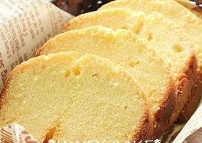 Honey Pound Cake in a Bread Machine