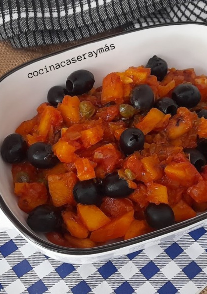 Una foto de Caponata de calabaza