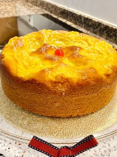 Una foto de Bizcocho con crema