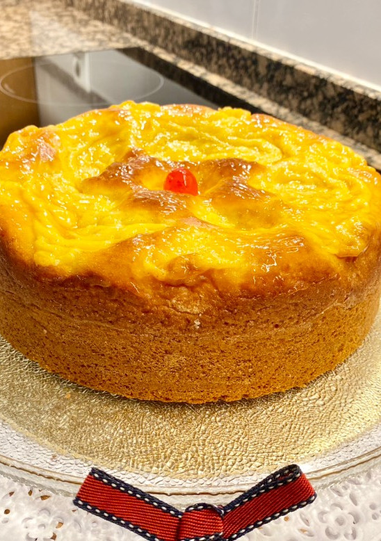Una foto de Bizcocho con crema