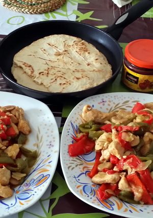 A picture of Fajitas.