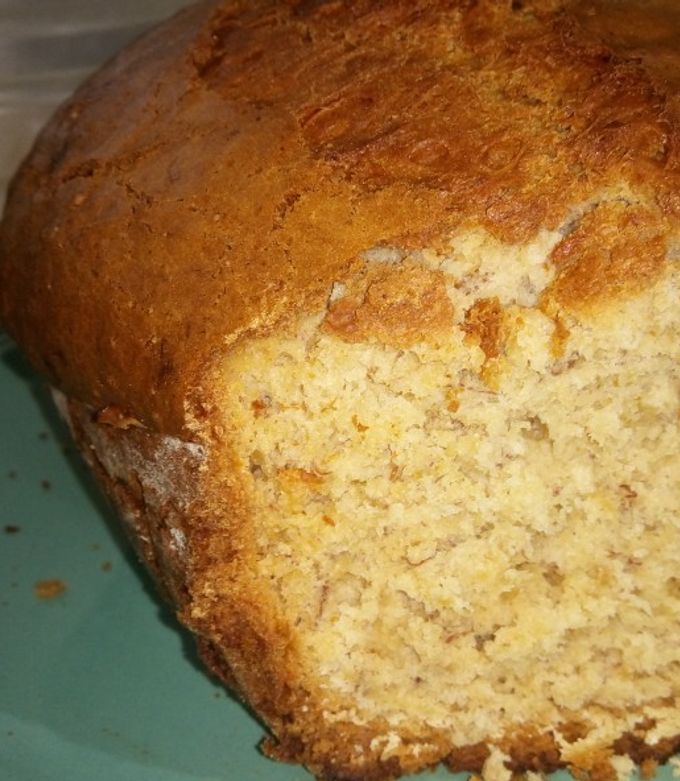 Una foto de Budín de banana fácil