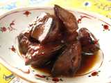 simmered chicken livers