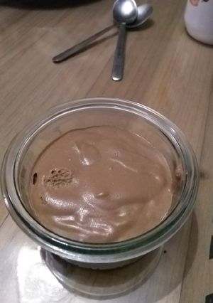 Une photo de Mousse chocolat crème fleurette