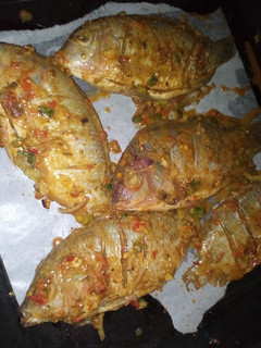 A picture of Grilled fish.