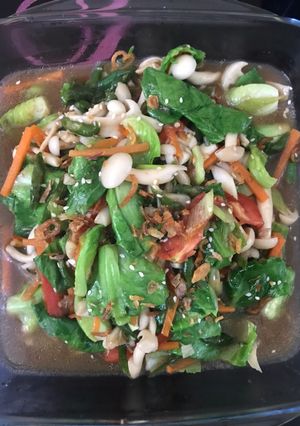 Foto resep 5. Baby kailan cah jamur