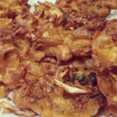 Gabbage pakoras A picture of Gabbage pakoras.