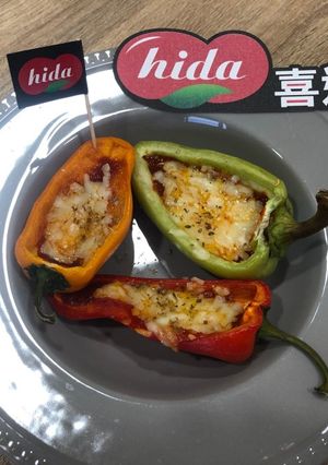 焗烤水果彩椒蕃茄醬 的食譜成品照片