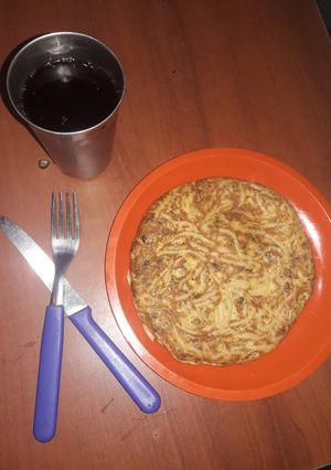 Una foto de Tortilla de fideos