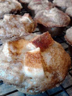 A picture of Mini Apple Banana Walnut Bread Muffins.