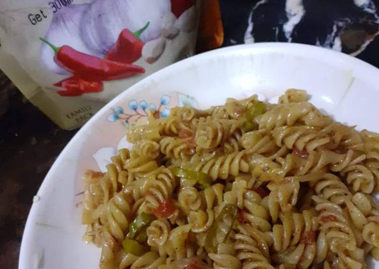 Recipe of Speedy Veggie Pasta