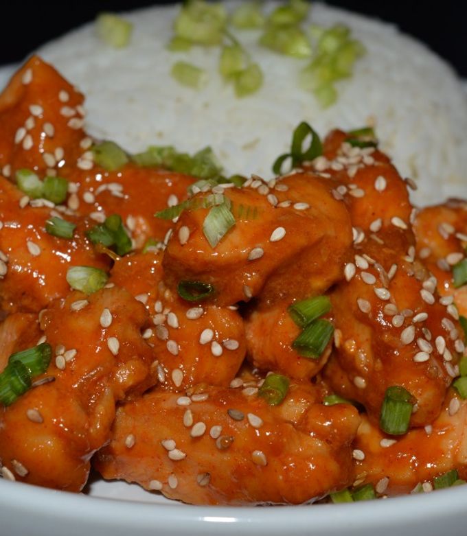 Une photo de Filets de poulet sauce coréenne