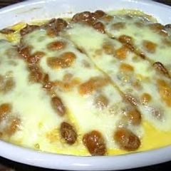 A picture of Tofu, Egg and Natto Gratin.