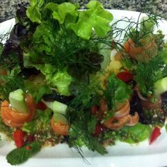 A picture of Spicy Salmon Salad.