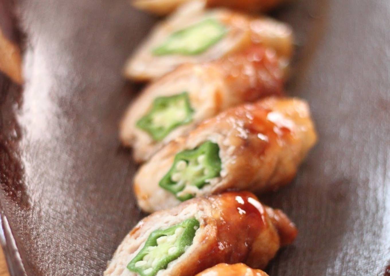Pork-Wrapped Okra