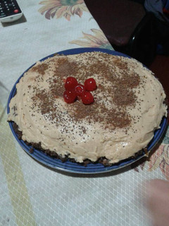 Una foto de Postre de chocolinas con mousse de dulce de leche