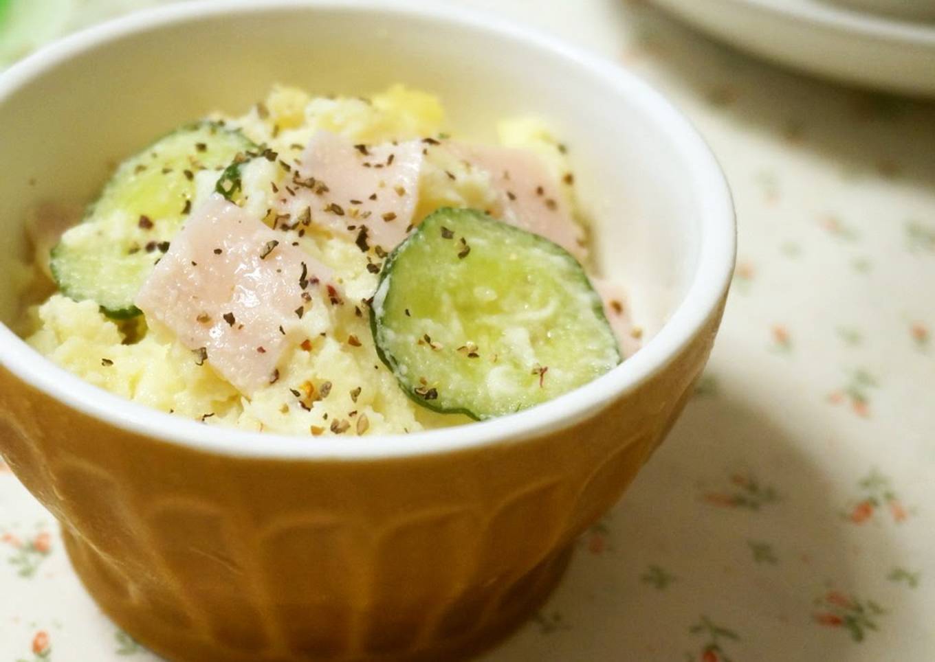 Potato Salad Made from Leftovers
