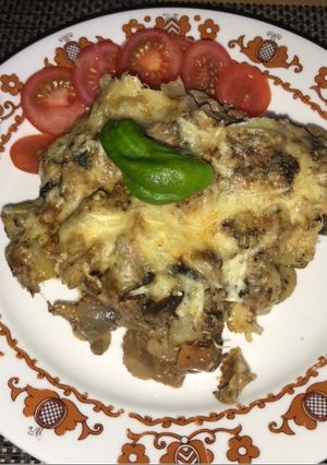 Cukkinis csirkemáj recept fotója