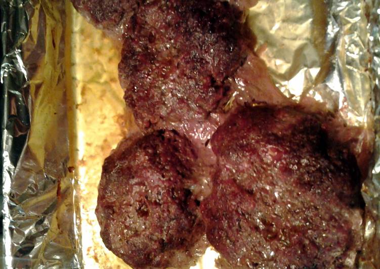 baked hamburgers recipe main photo