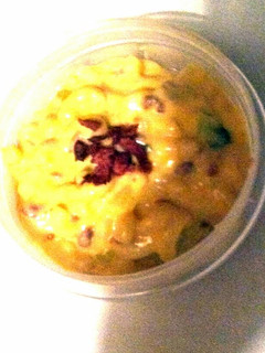A picture of Decadent Bacon, Pickle Mac and Cheese.