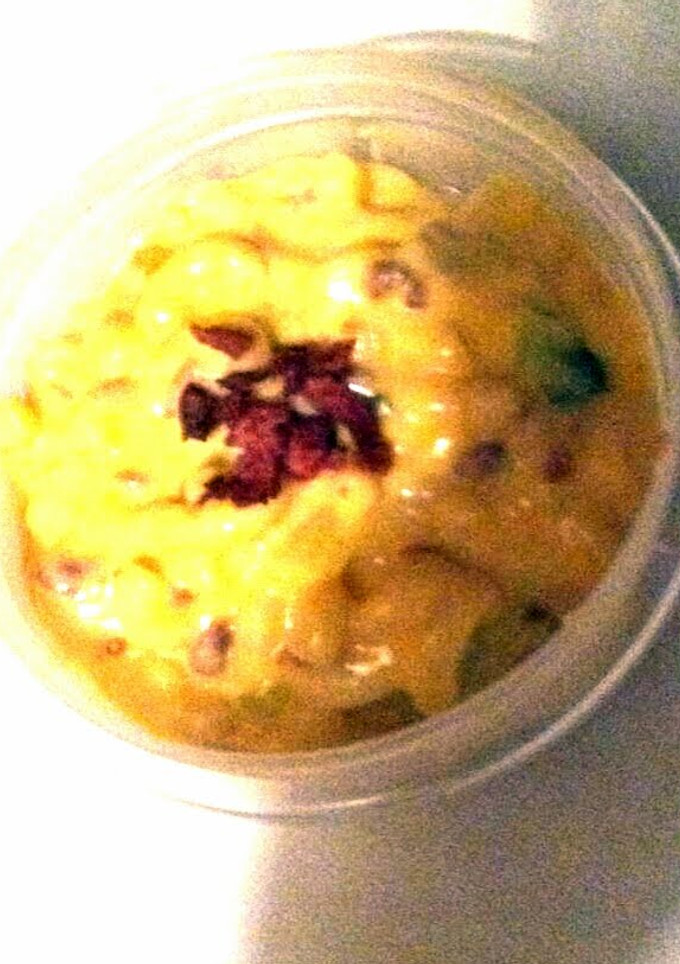 A picture of Decadent Bacon, Pickle Mac and Cheese.