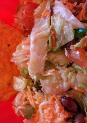 A picture of Dorito Salad.