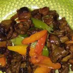 รูปของ Tumis usus bumbu kecap