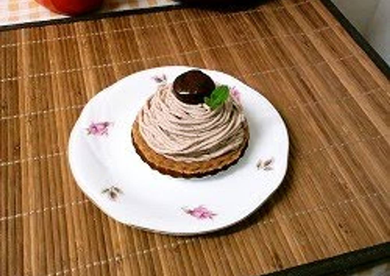 Mont Blanc - Made with Chestnuts Cooked In Their Skins