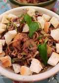 Salad ổi, tôm thô bức dâu tằm