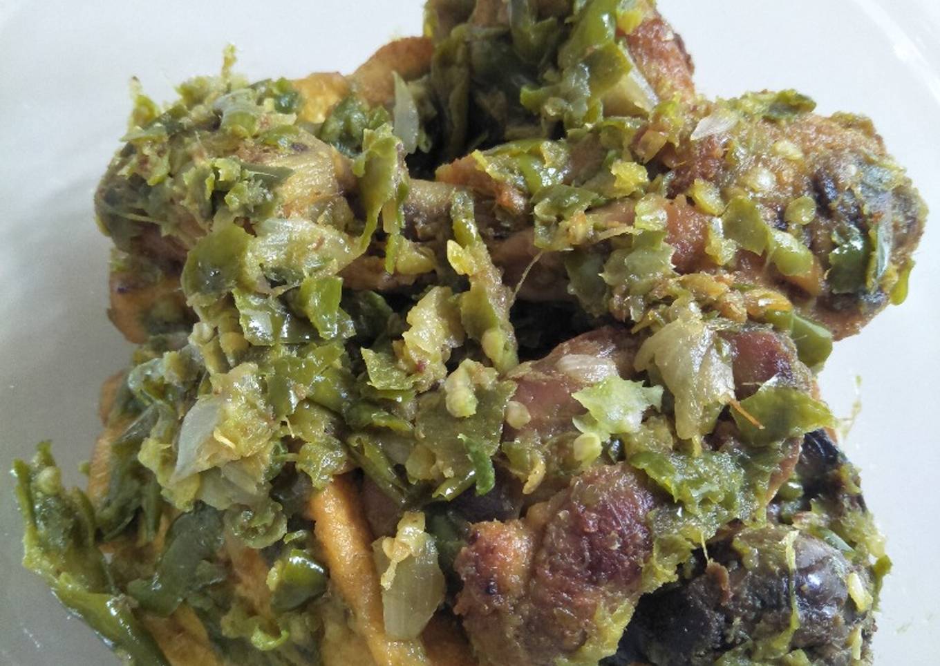 Ayam goreng lado hijau