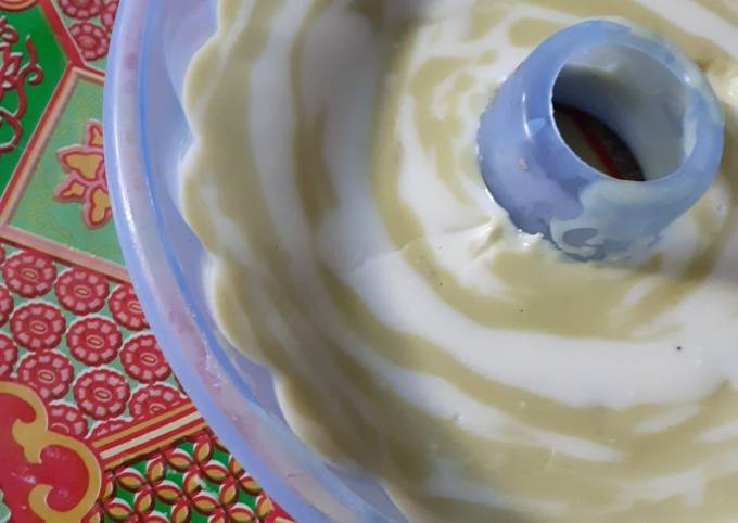 Cara Gampang Membuat Puding matcha susu Anti Gagal