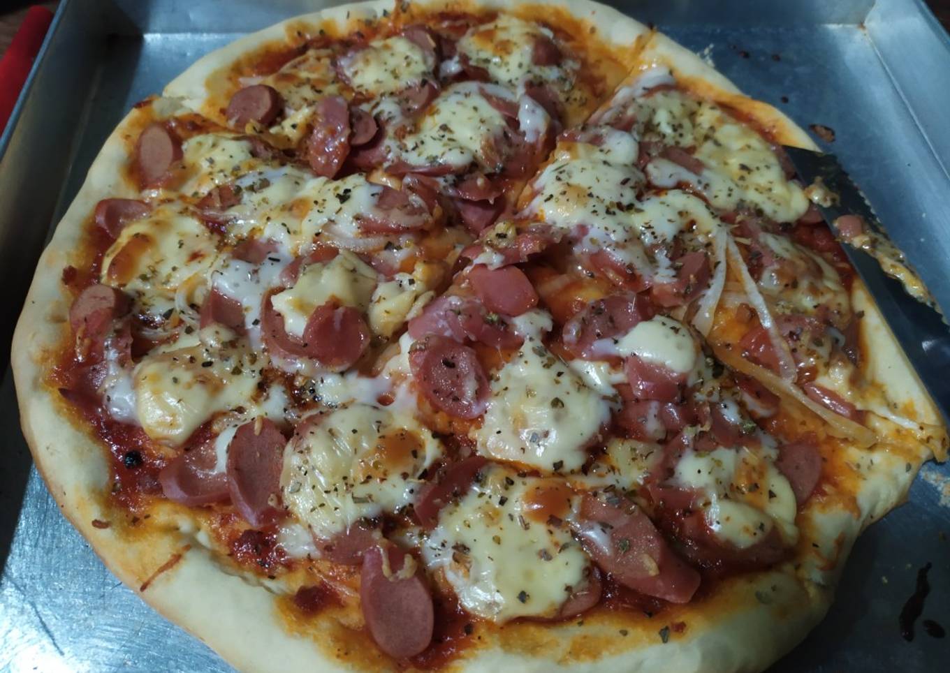 PIZZA HUT crispy enak