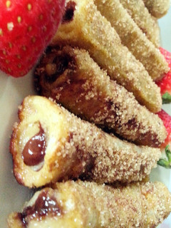 A picture of Nutella French Toast Rolls.
