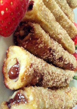 A picture of Nutella French Toast Rolls.