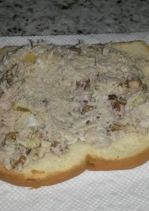 A picture of Savory Tuna Fish Sandwich.