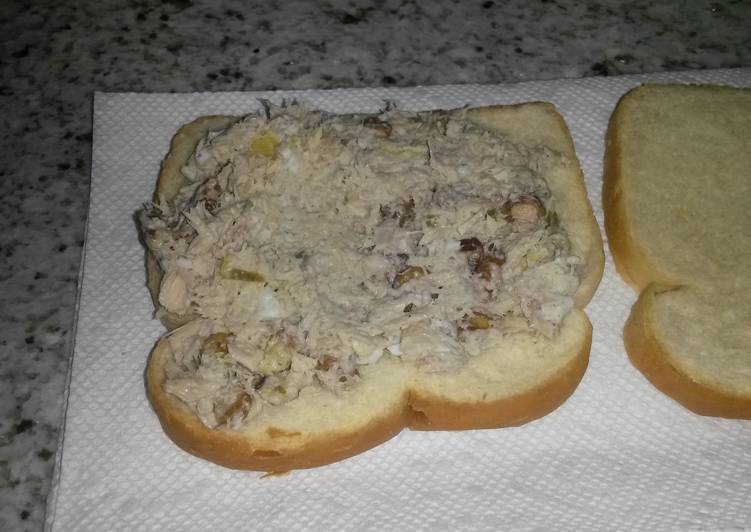 Easiest Way to Make Super Quick Homemade Savory Tuna Fish Sandwich