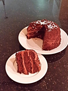 A picture of Chocolate Crunch Layer Cake.