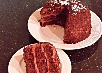 The New Way Serving Recipe Chocolate Crunch Layer Cake Home Style