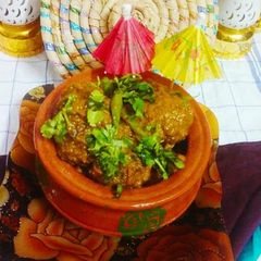 A picture of Dehli Special karhai kabab.