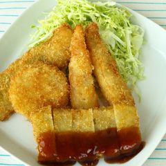 A picture of Fried Daikon Radish.