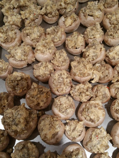 A picture of Sausage Stuff Mushrooms.