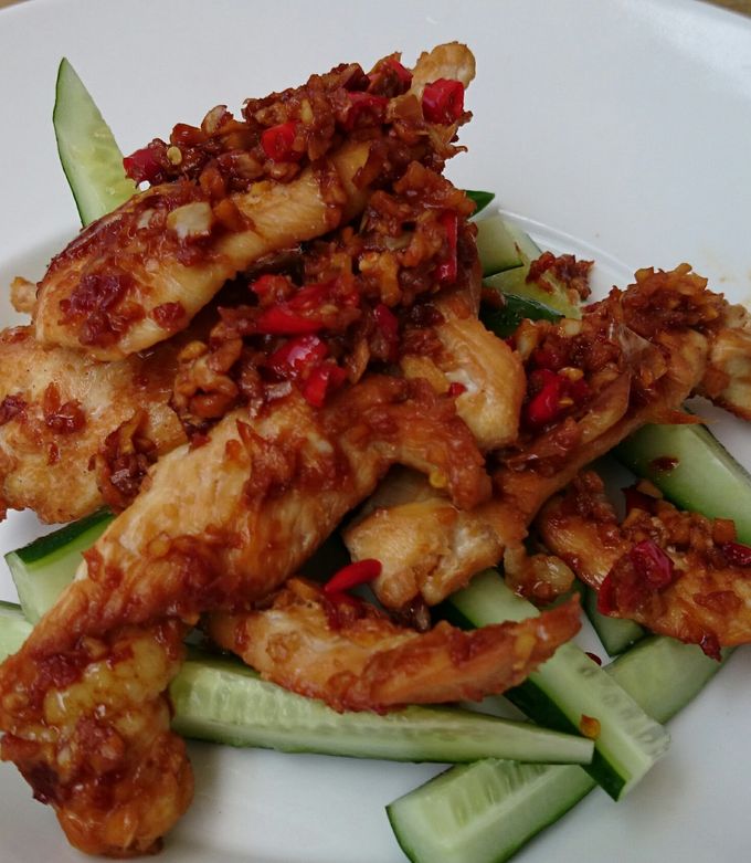 A picture of Grilled Spicy Garlic Chicken Breast.
