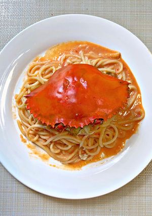 Hình của món Mỳ Ý cua.
