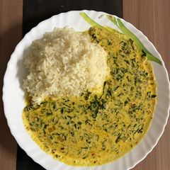 A picture of Spinach Curd Curry (Palak Dahi Curry).