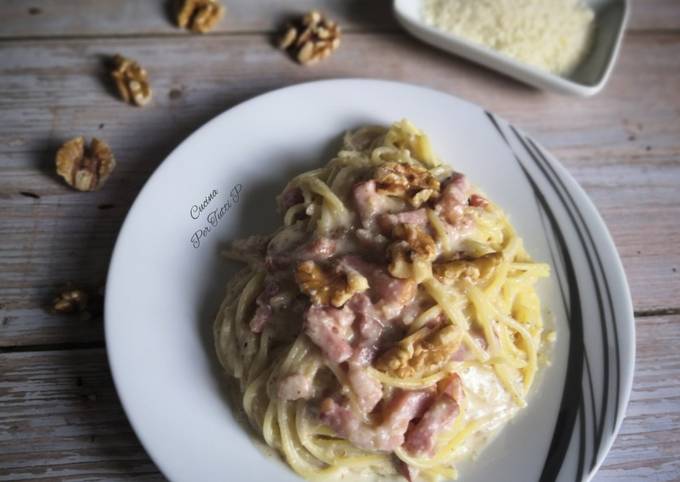 Spaghettis au pesto de Noix #février